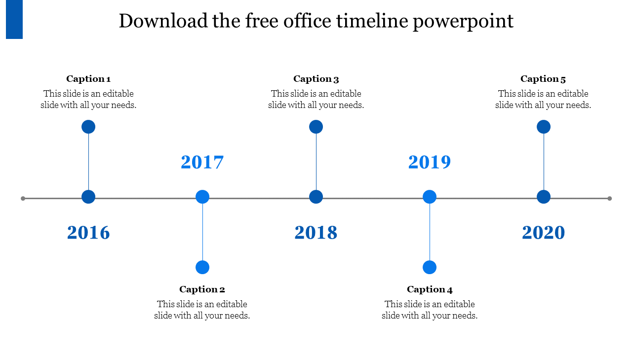 download the free office timeline powerpoint add in-Blue